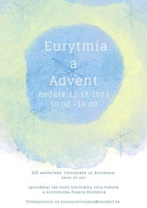 Adventná eurytmia v Bratislave @ Súkromná základná škola waldorfská Bratislava